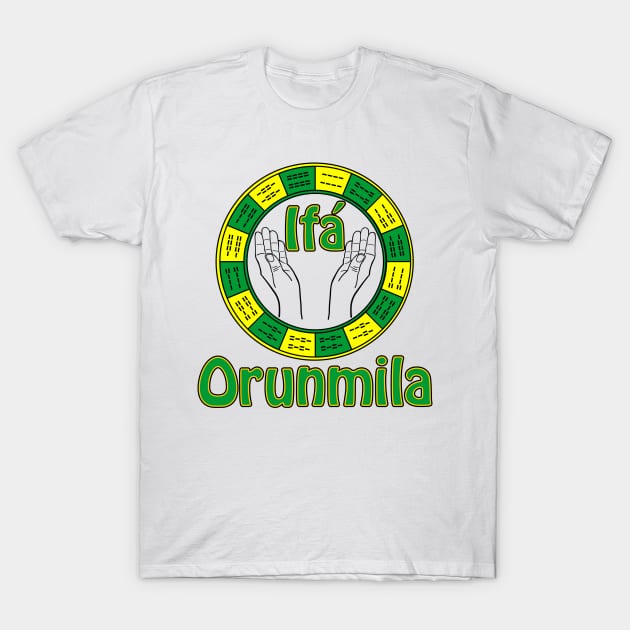 Orunmila - Ifá T-Shirt by Korvus78